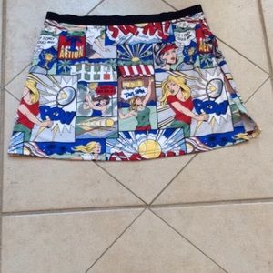 TAIL Comic Tennis Skirt.   Sz S